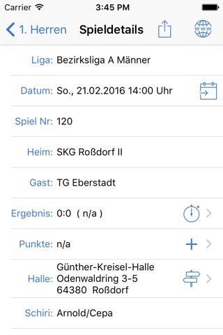 TG 07 Eberstadt Handball screenshot 3