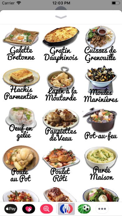 French Cuisine Stickers screenshot 3