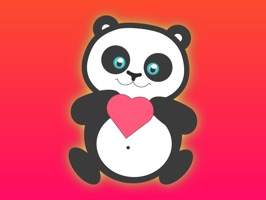 Cute Panda - Text Chat Funny Emoji Stickers Pack