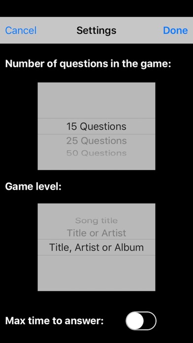 Songs Quiz screenshot 4