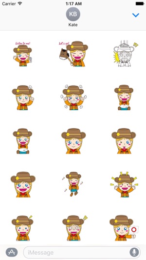 Cute Cowgirl Sticker(圖2)-速報App