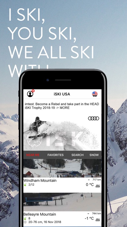 iSKI USA - Ski Snow Track