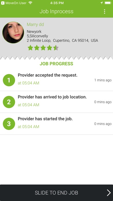 MoveOn Provider App screenshot 4