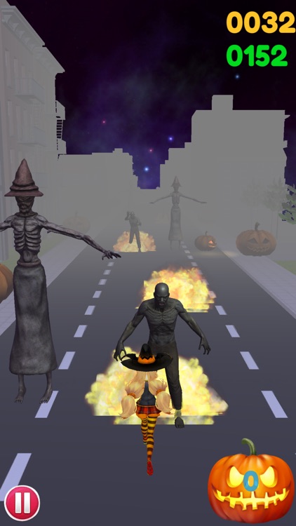 Running Halloween Zombie City screenshot-0