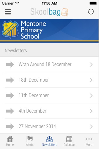 Mentone Primary School - Skoolbag screenshot 4