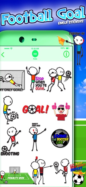 Football Goal Emoji Stickers(圖3)-速報App