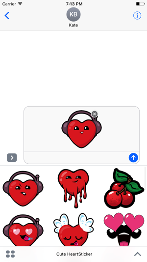 Cute Heart Sticker(圖2)-速報App