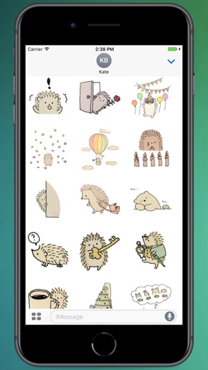 Paper Hedgehod Stickers(圖2)-速報App