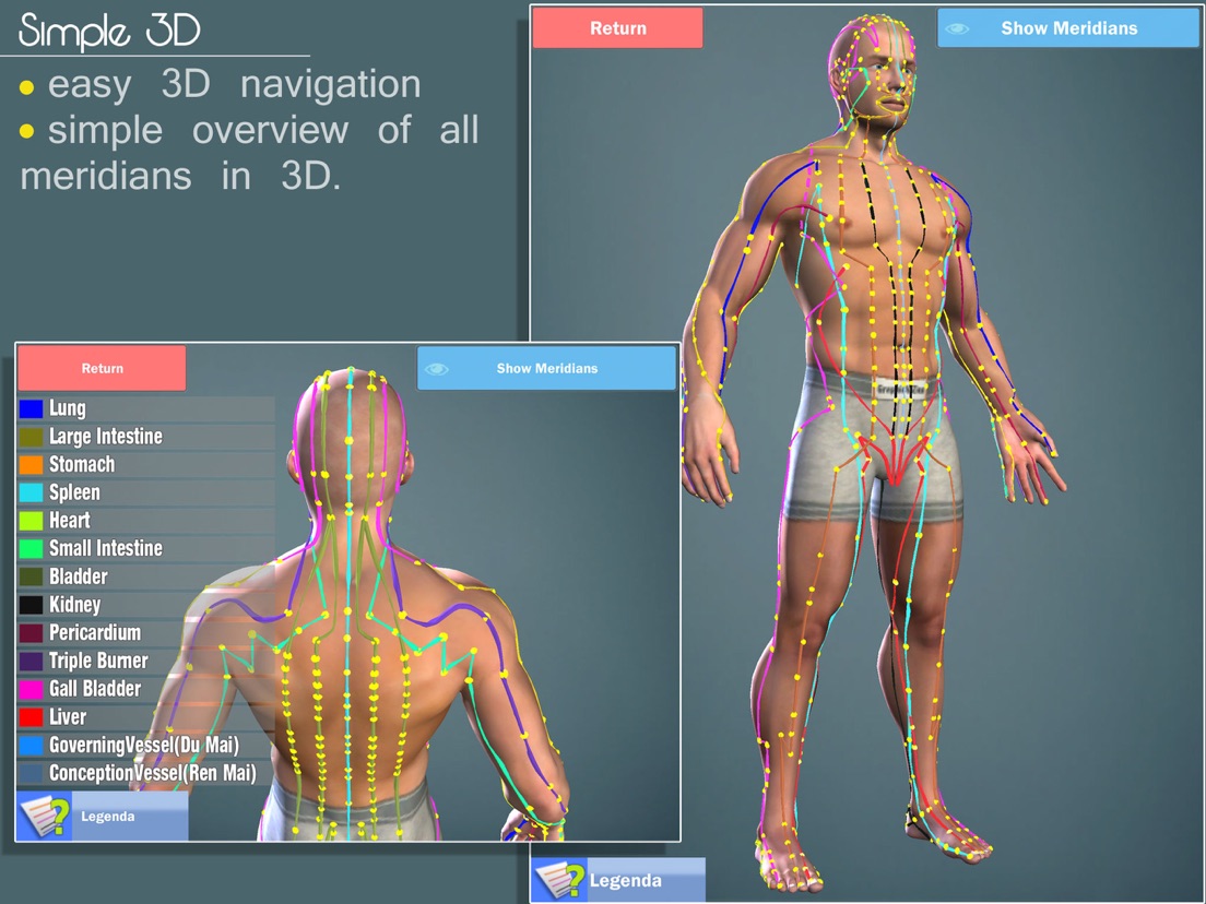 Easy Acupuncture 3D FULL App voor iPhone, iPad en iPod touch AppWereld