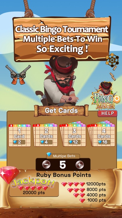 Bingo Master-Wild West Bingo screenshot-3