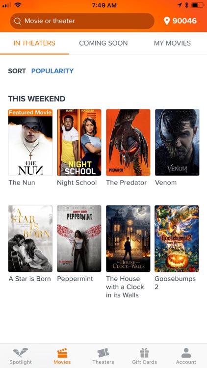 Fandango - Showtimes + Tickets