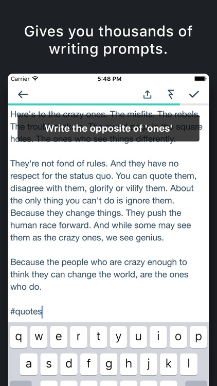 Prompts for Writing