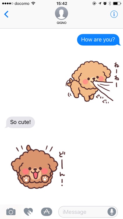 fluffy toy poodle 3set