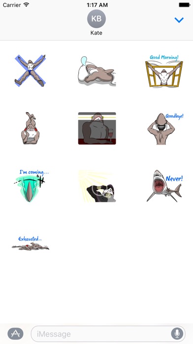 SharkMoji - Shark Man Stickers screenshot 3