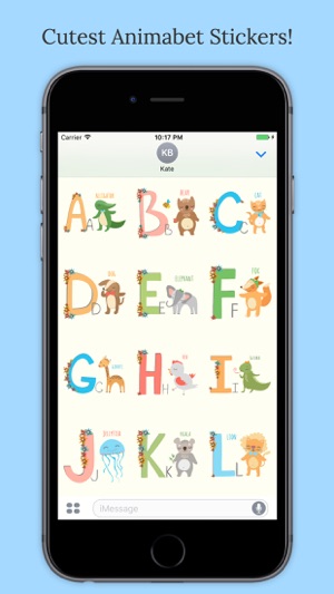 Animal Alphabet Stickers(圖1)-速報App