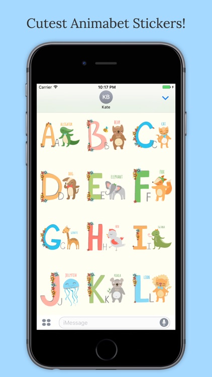 Animal Alphabet Stickers