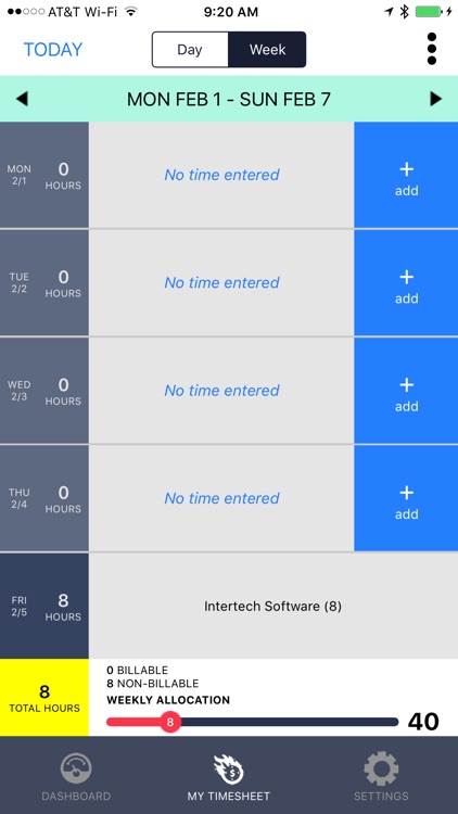 Intertech Time Entry