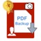 You can get PDF backup of almost everything (Contacts, Photos) and can instantly backup in email