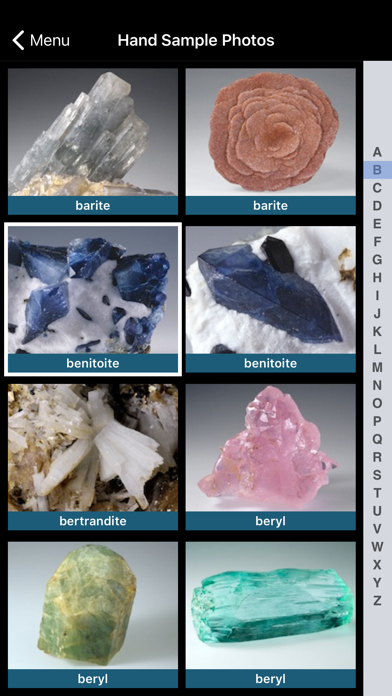 Mineral Database Screenshot 7