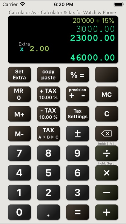 Calculator /w