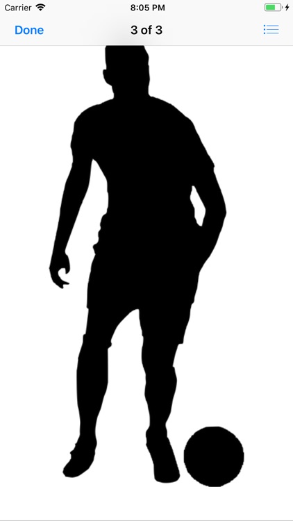 Silhouette Football Stickers screenshot-3