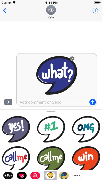 TextMe Stickers screenshot 2