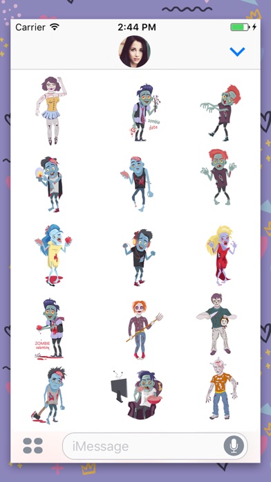 Zombie Animated Stickers screenshot 3