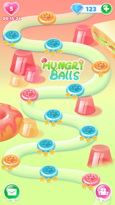 Hungry Balls - fun game screenshot 2