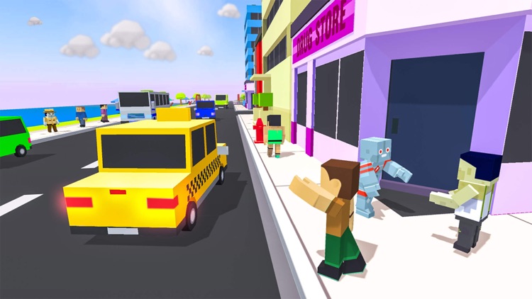 Blocky City Taxi Simualtor