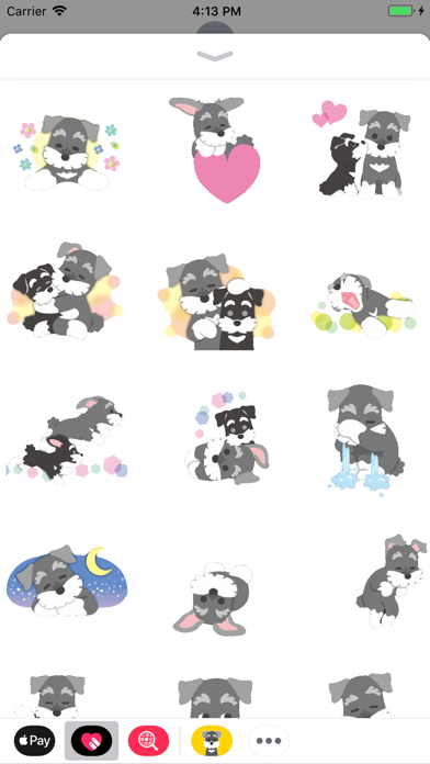 Poodle Puppy Animated Stickers screenshot 2