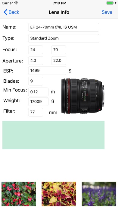 DSLR Lens Master for Canon screenshot 3