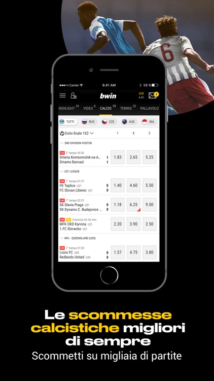 bwin Scommesse Sportive