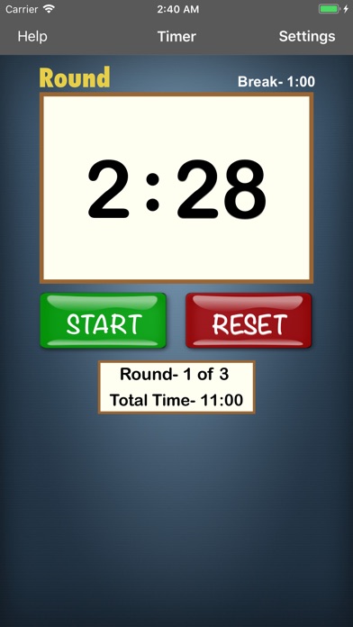 Combat Sports Interval Timer screenshot 3