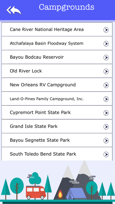 Camping & Rv's In Louisiana screenshot 3