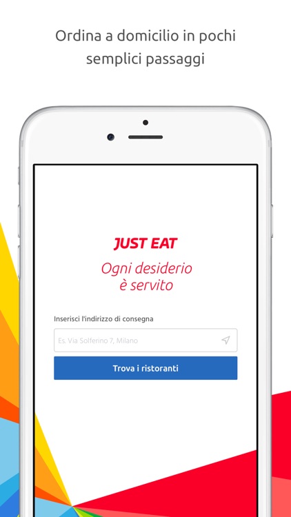 Just Eat: Ristoranti Domicilio
