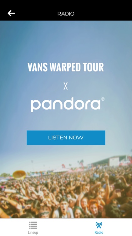 Vans Warped Tour Official App