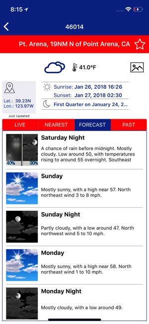 NOAA NDBC Buoy Live Marine(圖2)-速報App