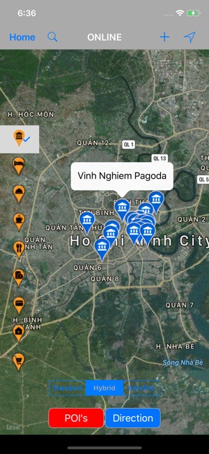 Ho Chi Minh City - Travel Map