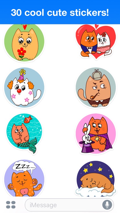 Funny cats - Cute stickers screenshot-3