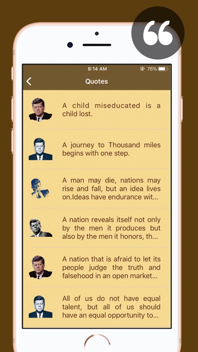 John F. Kennedy Quotes | Bio screenshot 3