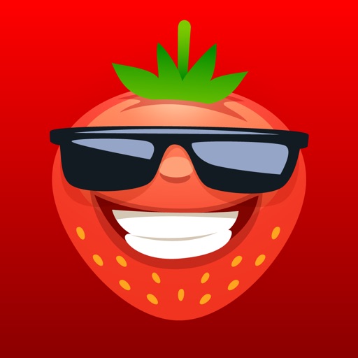 Funny Fruits Emojis Sticker IM Icon