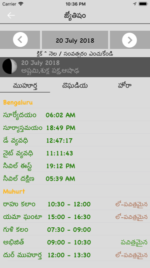 Telugu Calendar - Panchang(圖4)-速報App