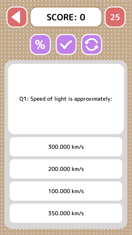 Physics Quiz - Game