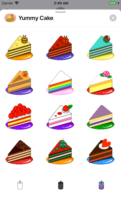 Pixel Cake Wonder Art Stickers screenshot 2