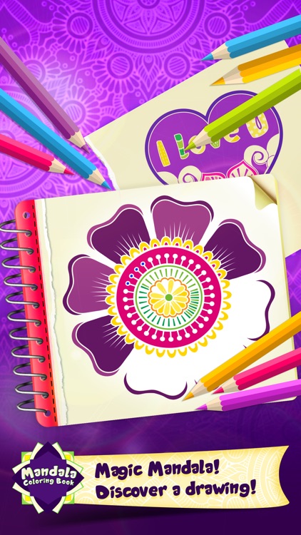 Mandala Draw Coloring Book screenshot-3