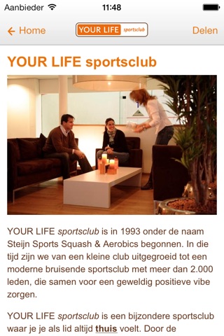 YOUR LIFE sportsclub screenshot 2