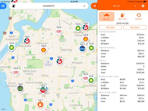 Fuel Map Australia screenshot 4