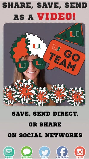 Miami Hurricanes Selfie Animtd(圖4)-速報App