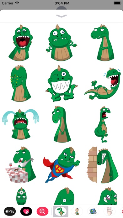 T-REX: the dinosaur Stickers screenshot 2