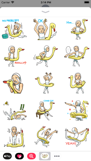 Swan Man Sticker(圖2)-速報App